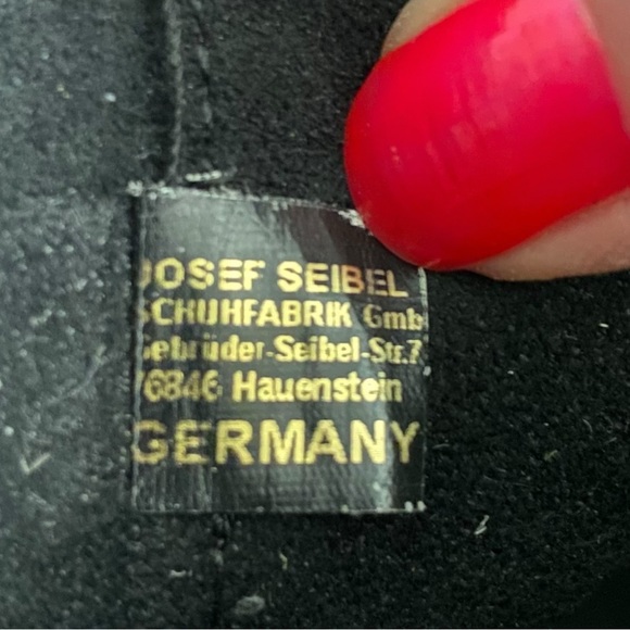 Josef Siebel Black Leather Ruched Ankle Chelsea Boots Booties SZ 40/ US 9 - Picture 13 of 13